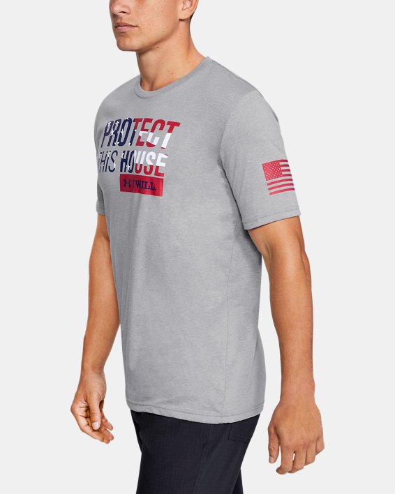 Men's UA Freedom PTH T-Shirt, Gray, pdpMainDesktop image number 2